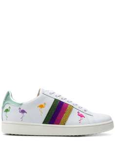 Moa Master Of Arts striped Flamingo sneakers
