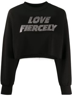 Chiara Ferragni укороченный свитер Love Fiercely