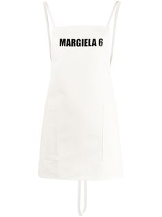 Mm6 Maison Margiela фартук с логотипом