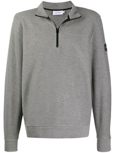 Calvin Klein толстовка с воротником на молнии