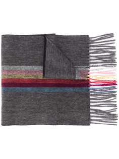 Paul Smith stripe print scarf