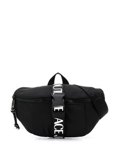 Versace Jeans Couture поясная сумка с контрастным логотипом