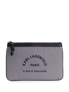 Karl Lagerfeld клатч с логотипом