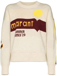 Isabel Marant Étoile свитер Kleden с логотипом