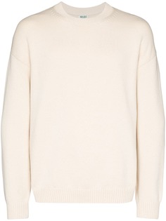 Kenzo джемпер вязки интарсия с логотипом