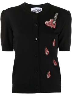 Moschino декорированный кардиган