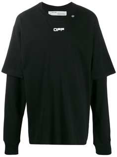 Off-White толстовка с логотипом