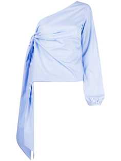 Nº21 блузка на одно плечо с драпировкой