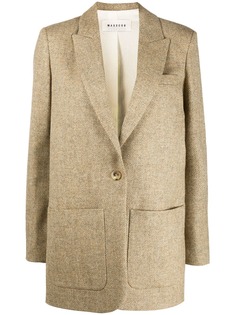 Masscob Onda longline single breasted blazer