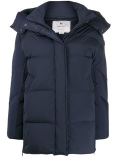 Woolrich пальто-пуховик Aurora с капюшоном