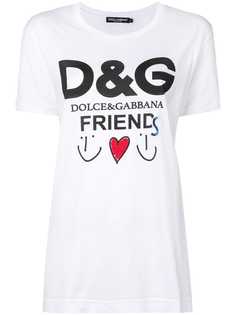 Dolce & Gabbana футболка Friends с логотипом