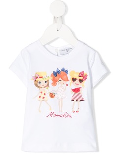 Monnalisa summer doll print T-shirt