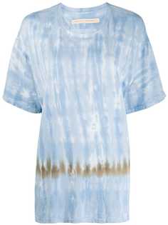 Raquel Allegra short sleeve stripe dye T-shirt