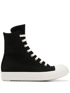 Rick Owens DRKSHDW high-top canvas trainers