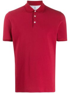 Brunello Cucinelli classic collar fitted polo shirt
