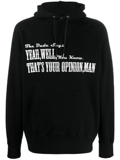 Sacai loose-fit printed hoodie