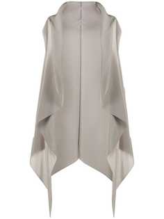 Emporio Armani draped waterfall waistcoat