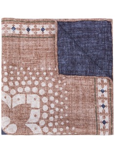 Brunello Cucinelli printed pocket square
