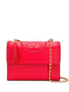 Tory Burch embossed logo shoulder bag