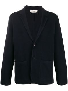 Z Zegna single-breasted knitted blazer