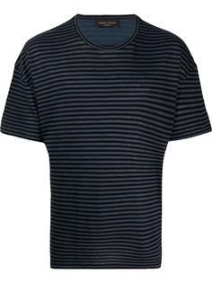 Roberto Collina stripe print T-shirt