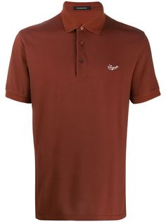 Z Zegna embroidered logo polo shirt