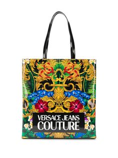 Versace Jeans Couture floral-print tote