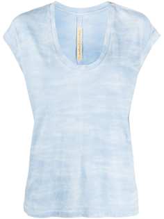 Raquel Allegra tie dye print T-shirt