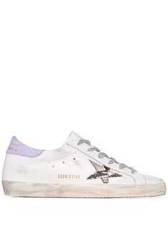 Golden Goose кеды Superstar со змеиным принтом