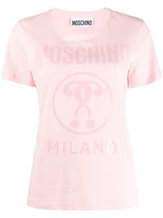 Moschino футболка с логотипом