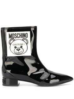 Moschino ботильоны с нашивкой Teddy Bear