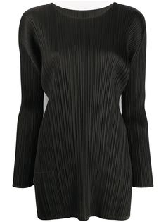 Pleats Please Issey Miyake плиссированная блузка