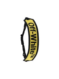 Off-White logo bracelet