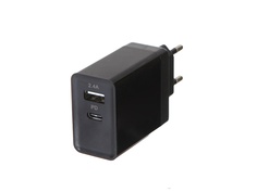 Зарядное устройство Red Line Power Delivery PD-3A UFC Tech USB + Type-C Black УТ000018913