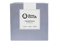 Пододеяльник Sova&Javoronok 143x216 Бязь Grey Blue 18030119388