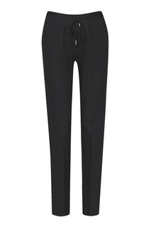 Черные брюки с эластичным поясом Ermanno Scervino