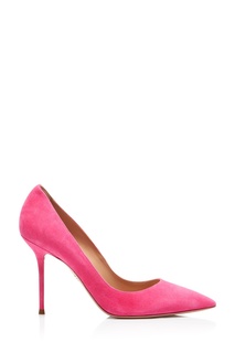 Розовые замшевые туфли Purist 95 Aquazzura