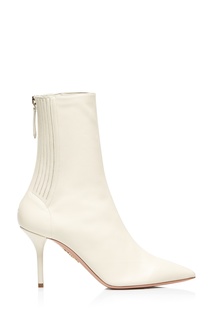 Кремовые ботильоны Saint Honore 85 Aquazzura