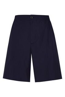 Синие шорты из хлопка Gucci