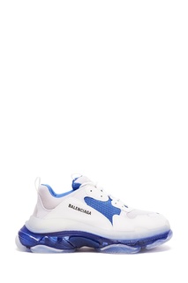 Кроссовки с прорезиненной вставкой Triple S Balenciaga