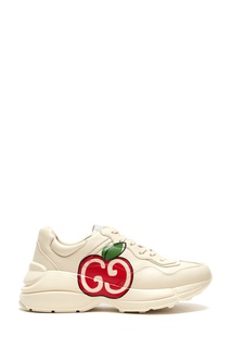 Белые кроссовки Rhyton Gucci