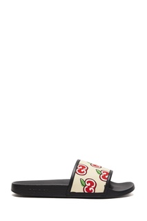 Черные пантолеты с монограммами Gucci