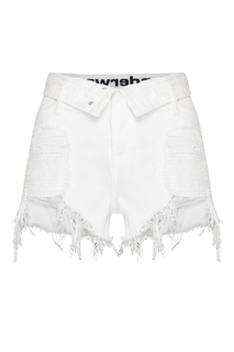 Короткие шорты с рваным эффектом Alexander Wang
