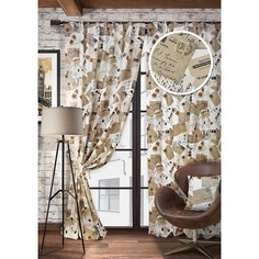 Комплект штор (272х270 см) Postcard Kauffort