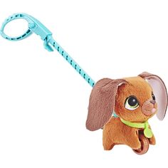 Мягкая игрушка FurReal Friends Собака коричневая на поводке