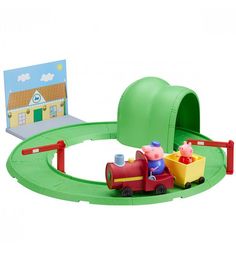 Игровой набор Peppa Pig Паровозик с туннелем
