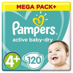 Подгузники Pampers Active Baby-Dry 4 (10-15 кг) шт.