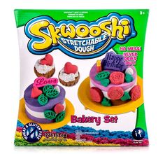 Набор для творчества Skwooshi Выпечка масса для лепки и аксессуары