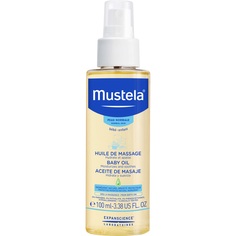 Масло Mustela массажное для новорожденных детей, с рождения, 100 мл