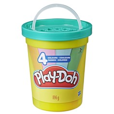 Масса для лепки Play-Doh 4 цвета (зеленый)